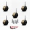 Service Caster 2'' Floor Safe Antique Hooded Twin Wheel Caster Grip Neck Stem, 5PK SCC-GN02S50D-NYU-WA-5 - alternate 4